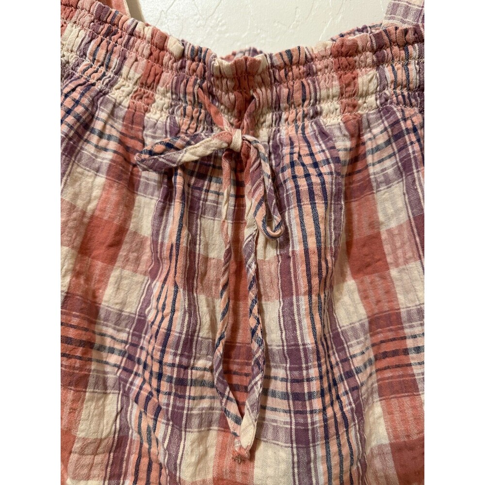 American Eagle Crop Y2K Top XL Boho Western Festival Hippie Picnic Cottagecore - Picture 6 of 12